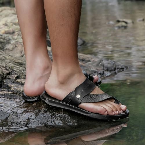 Men's Comfortable Hallux Valgus Thong Sandal,Casual Big Toe Foot Corrector Casual Slippers,Walking Bunion Orthopedic Fashion Flip Flops4