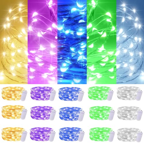 Guirlande lumineuse pile pour centre de table mariage et fête de Noël