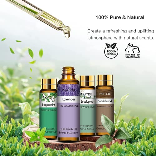 PHATOIL-Coffret-Dhuiles-Essentielles-Bio-pour-Diffuseur-9-x-10-ml-Citronnelle-1-Bois-de-Santal-Vanille-Citronnelle-2-Lavande-Ylang-Eucalyptus-Menthe-Poivree-Bergamote