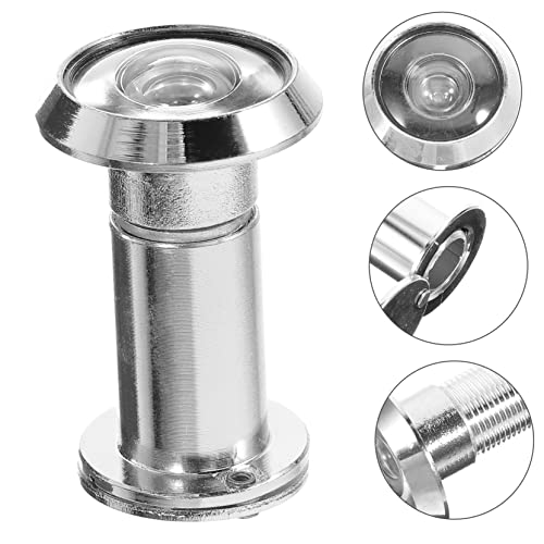 Visor de puerta con tapa de privacidad de acero inoxidable, visor resistente para puerta principal miniatura 5