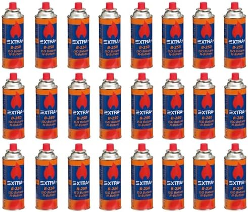 Presenta Pack of Butane Gas Cartridges Propane Gas Replacement Po...