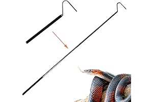 Portable Folding Stainless Steel Small Snake Hook with 39.3" Extension