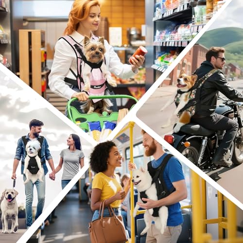 image for Pawaboo Pet Dog Front Carrier Backpacks, Legs Out Pet Carrier Backpack