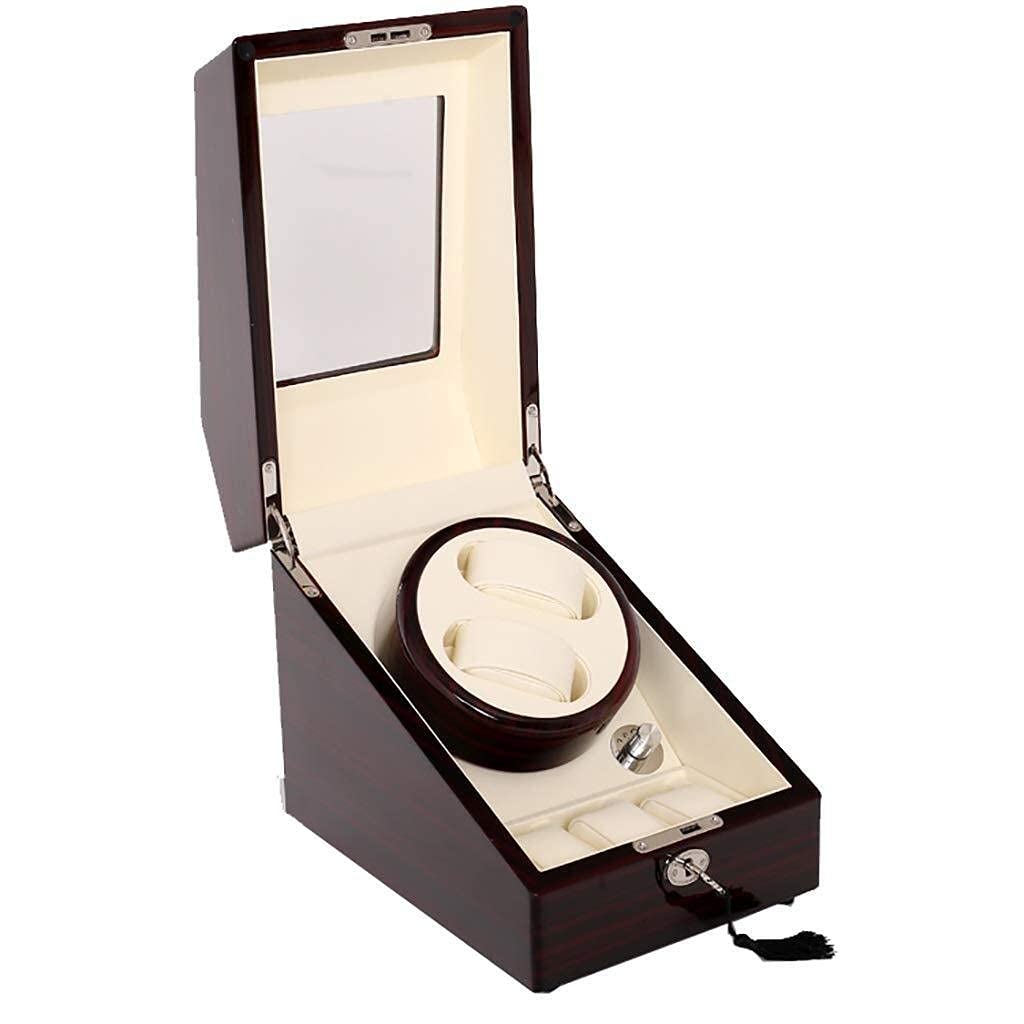 OLSKFUH Watch Winders Automatic Mechanical Watch Winder Box Automatic Mechanical Watch Winding 2+3 Watches Storage Case Display Box Automatic Rotate Watch Winder,