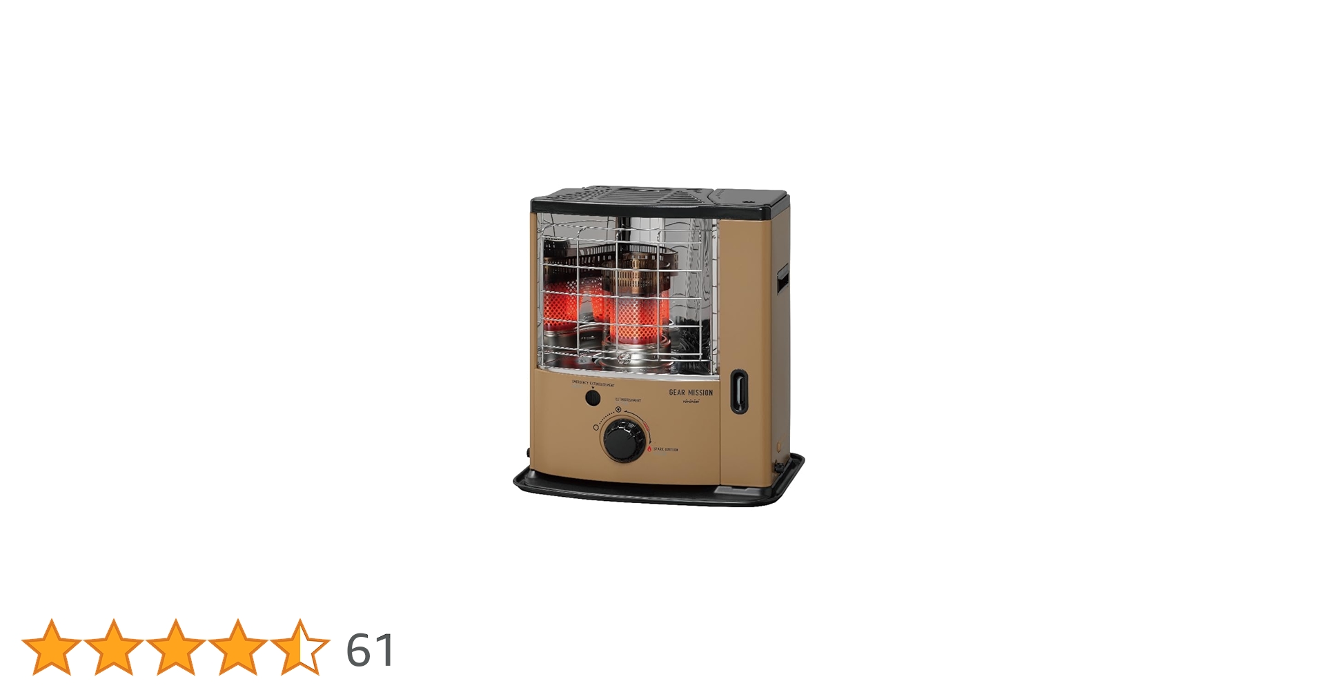 Amazon | 【トヨトミ】反射形 石油ストーブGEAR MISSION RS-GE23(T