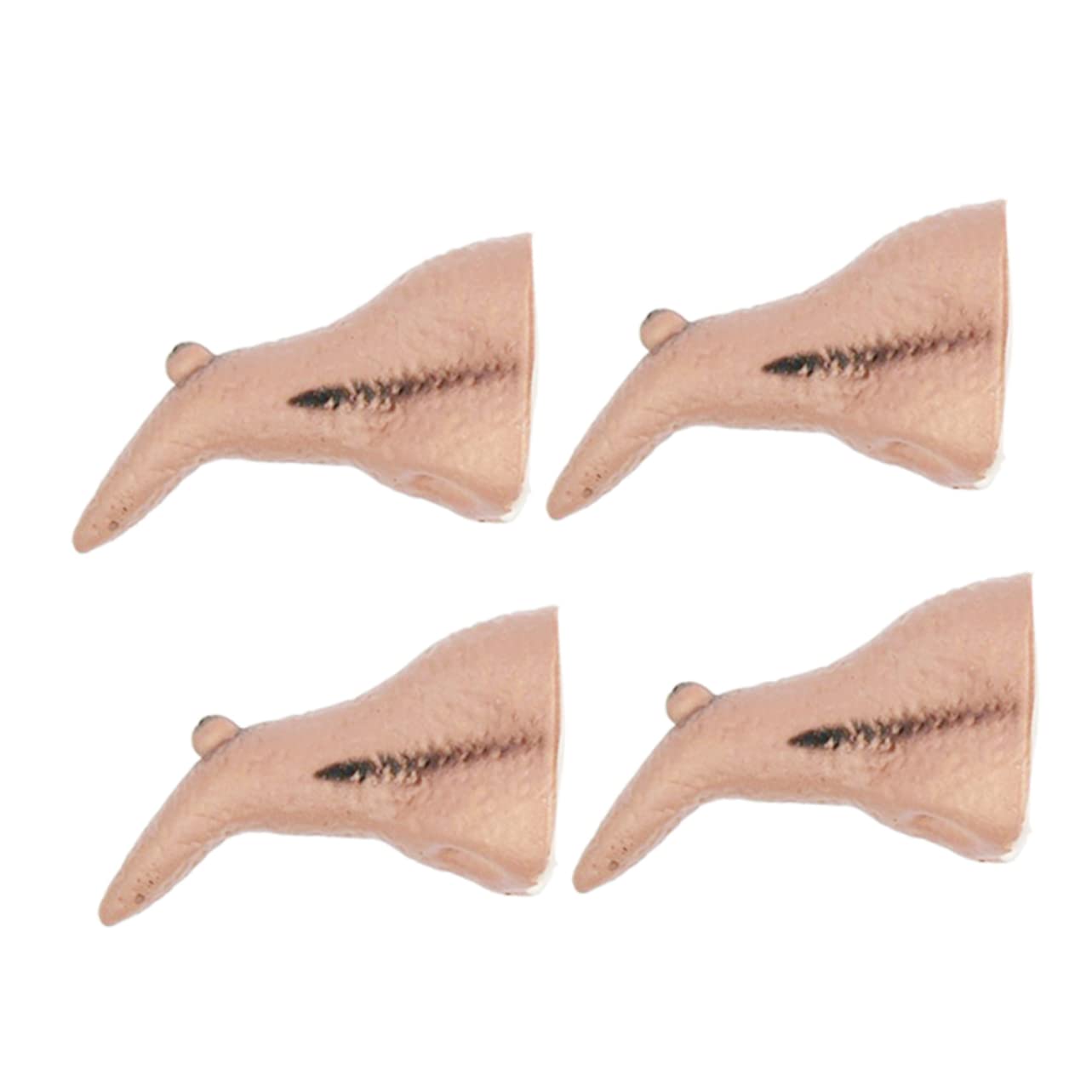 8 Pcs Witch Nose Witch Supplies Gadgets for Kids Accesorios Para Mujer Kids Costume Lady Parts Vampire Costume Nose Masquerade Nose Rubber Halloween Beige Pretend Miss Witch Nose