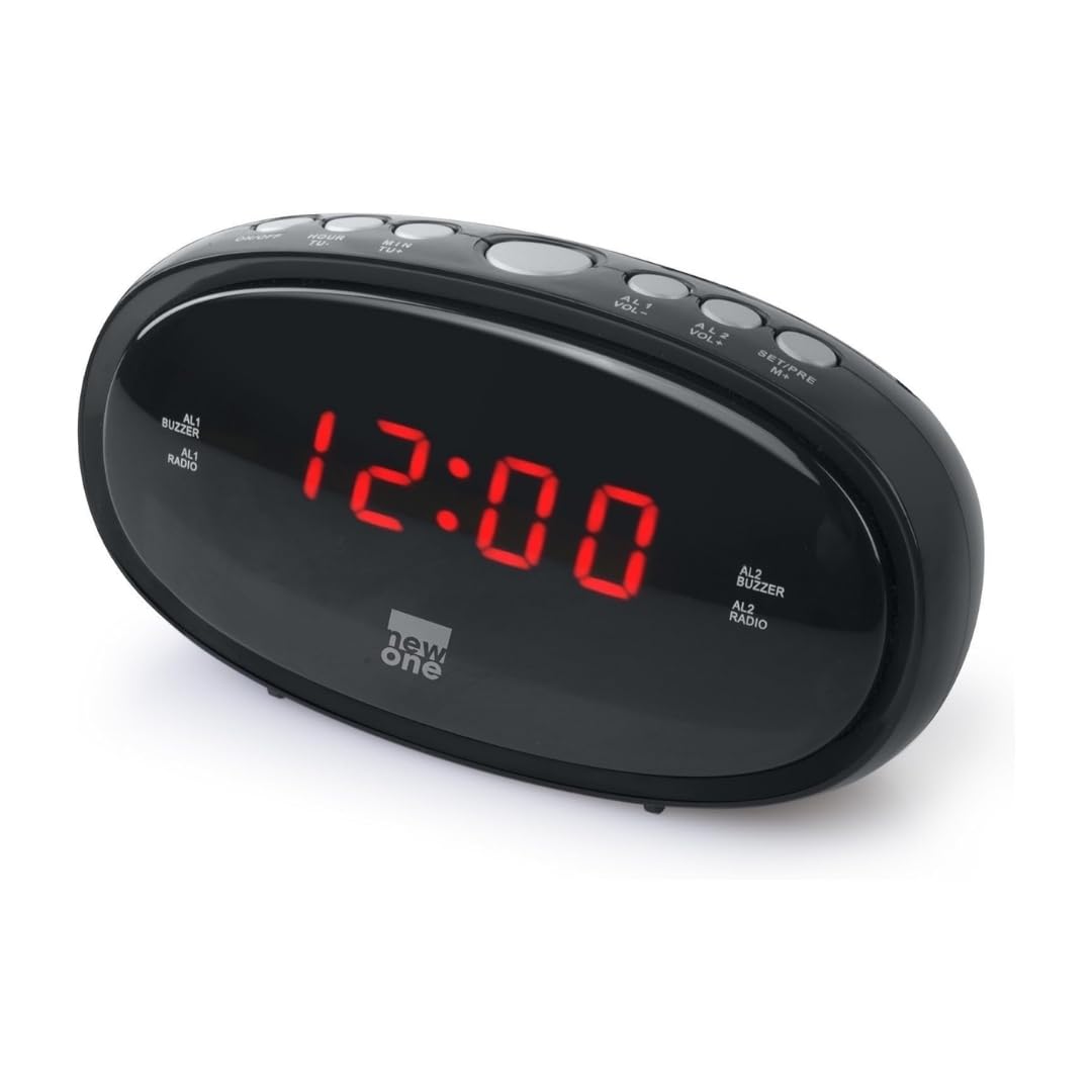 Radio reveil - tuner analogique fm 0,292 kg New One
