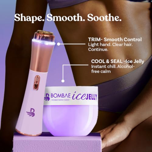 Bombae Mini Trimmer For Women|Eyebrow Trimmer| Facial Hair Removal Machine | Trimmer For Women|Hypoallergenic & Lipstick-Sized Facial Hair Remover | Peach Fuzz, Chin, Sideburns - Image 8
