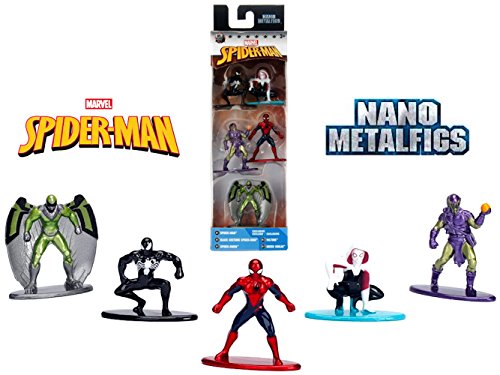 Nano Metalfigs Marvel Spider-Man Set 3