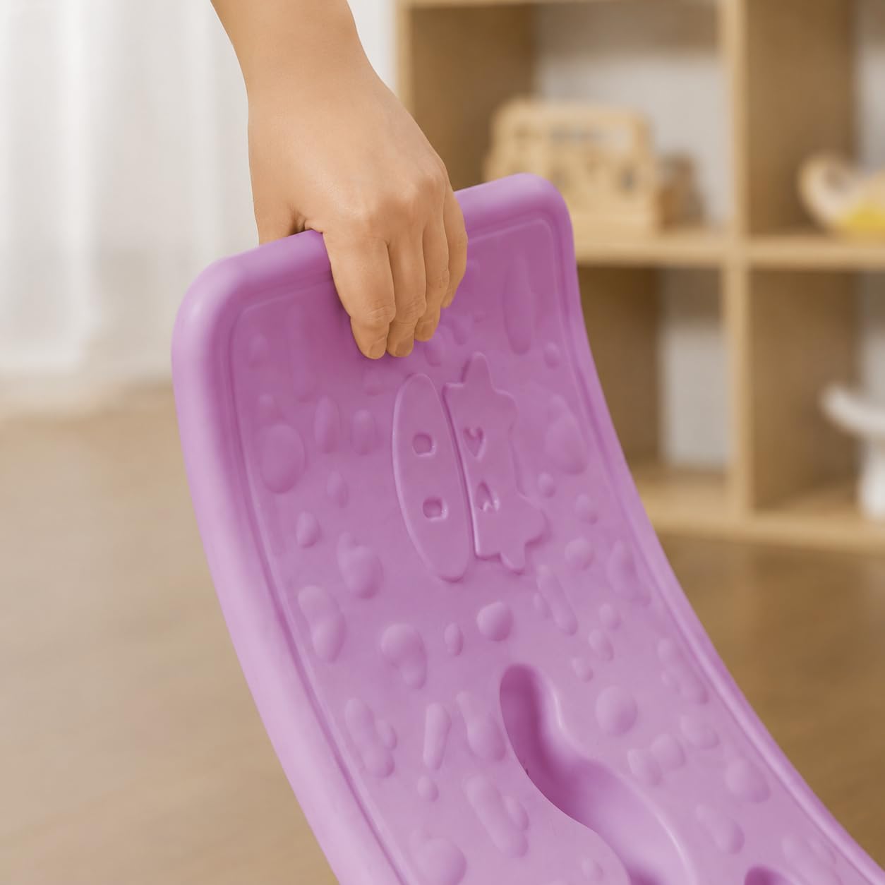 Tab de Equilibrio Curva HDPE, Antidlizante con Frenos, Grande para Niños 3-6 Años, Entrenamiento de y Concentración
