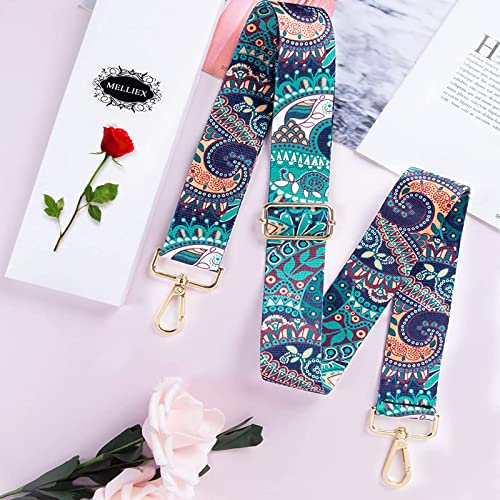 3 Stück Bunt Taschengurt, Breiter Taschengurt, Umhängegurt für Taschen, Taschenband, für Kuriertaschen, Kamerataschen, Umhängetaschen, Handtaschen, Laptoptaschen