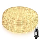 melinera led lichterkette IP44 Lichterschlauch aussen 10m: Das Kabel dieser Lichterkette ist wasserdicht und hat die Schutzart IP44, und ist somit für den langfristigen Gebrauch im Innen- und Außenbereich (für Regen, Nebel oder Schnee) ausgelegt. Bitte beachten Sie das der Stecker nicht wasserdicht ist und nicht im Außenbereich genutzt werden darf.Sie die Schaffung von behaglicher Atmosphäre sowie Lichtshows im Garten, auf dem Balkon, im Hof, auf dem Rasen, auf der Veranda, am Fenster usw.