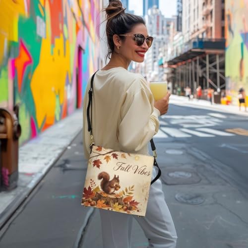 Image of HUGS IDEA Hoho Bag for Women Crossbody Purse Leather Handbags Laides Shoulder Bags