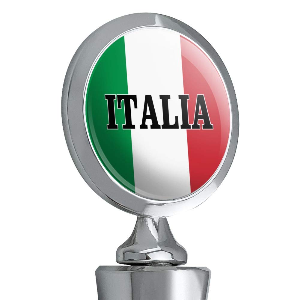 Italia Italy Italian Flag Wine Bottle Stopper