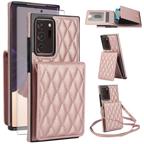 Étui portefeuille Note 20 Ultra avec protecteur d'écran et porte-cartes amovible