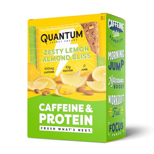 Quantum Energy Square: Barra energética con cafeína y 10g proteína miniatura 1
