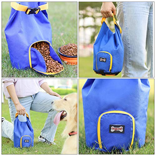 Bolsa de viagem para comida de cachorro Balacoo à prova d'água, bolsa de treinamento dobrável para
