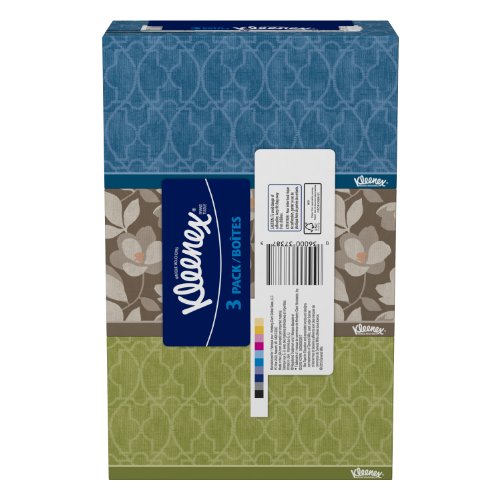 Image of Kleenex 2-Ply White Tissues, A4016, 210 Count (Pack of 3)