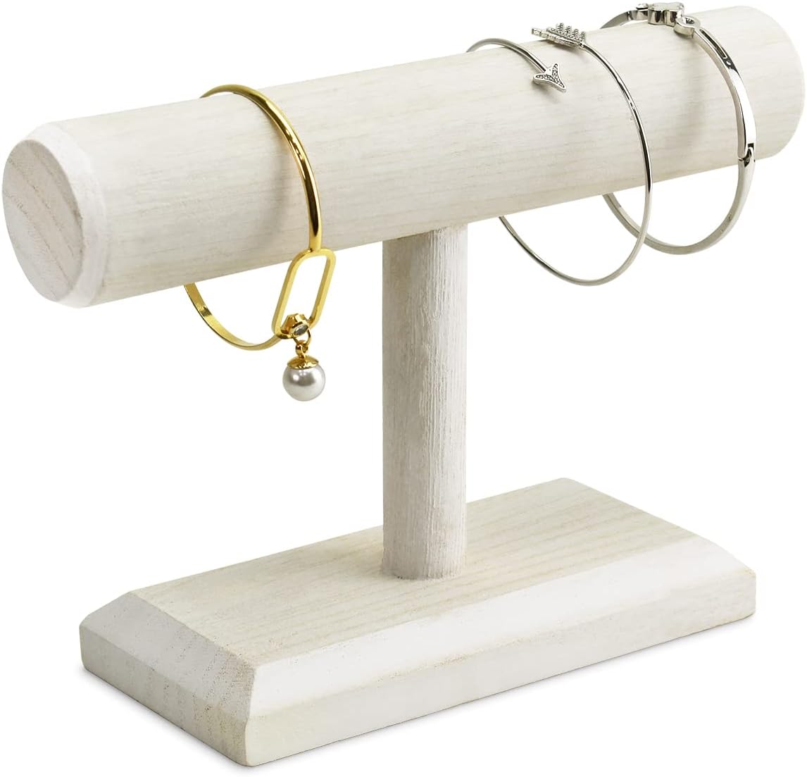 Ikee Design Antique Wooden Display Jewelry Accessory...