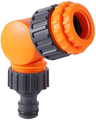 Garden Quick Connector - Conector de agua giratorio de 180 , conector de agua rápido para riego agrícola, interfaz de tubería de 12 pulgadas y 34