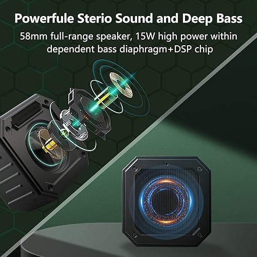 PILSAMAS Magnetic Golf Bluetooth Speaker