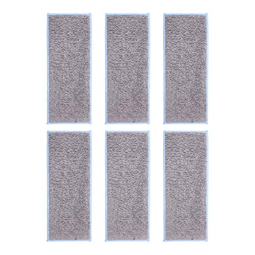 Walory Almohadillas de Limpieza para i-Robot Braava Jet M6,Paquete de 6 Almohadillas de Limpieza húmedas Lavables de Repuesto para i-Robot Braava Jet M6 Accesorios de Tela de Limpieza Cover