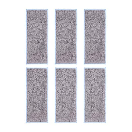 Chusui Substituição de almofadas de esfregão úmida laváveis de 6 unidades para acessórios de pano de esfregão iRobot Braava Jet M6 CX