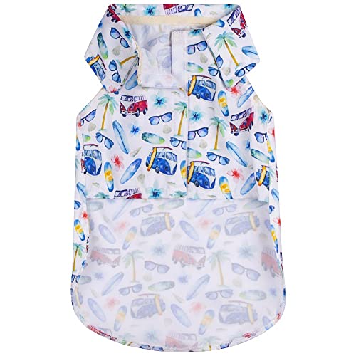 SS Pets Camisa Surf Summer Pet Para Cães E Gatos Tamanho Pp Para Cães