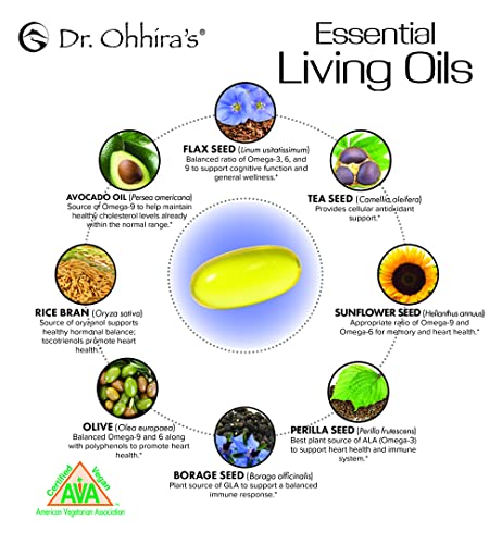 Dr. Ohhira's Vegan Omega 3, Efa And Fish Oil Alternative, 60 Capsules #TOP2