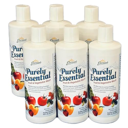 Environne Purely Essential Fruit & Vegetable Wash, Natural Produce Cleaner, 16 Fl Oz