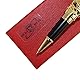 Gullor Sammler Luxus Rollerball Stift Drache und Phoenix schwarz und goldenen Stift