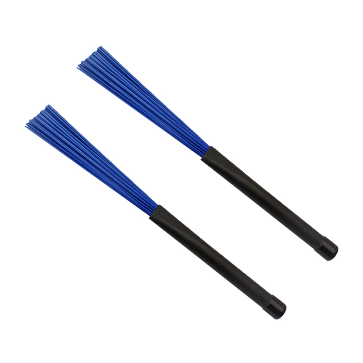 ifundom 2pcs Drum Brush Set Nylon Wire Brush Sticks for Jazz Drum Set Percussion Accessories