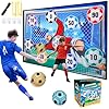 VATOS Toy Soccer Ball Game Set for Boys and Girls Indoor Outdoor Backyard Toss Soccer Goal Game with 2 Balls 1 Flannel Target Soccer Toys for 3 5 6 8 8 12 Years Old Kids Birthday