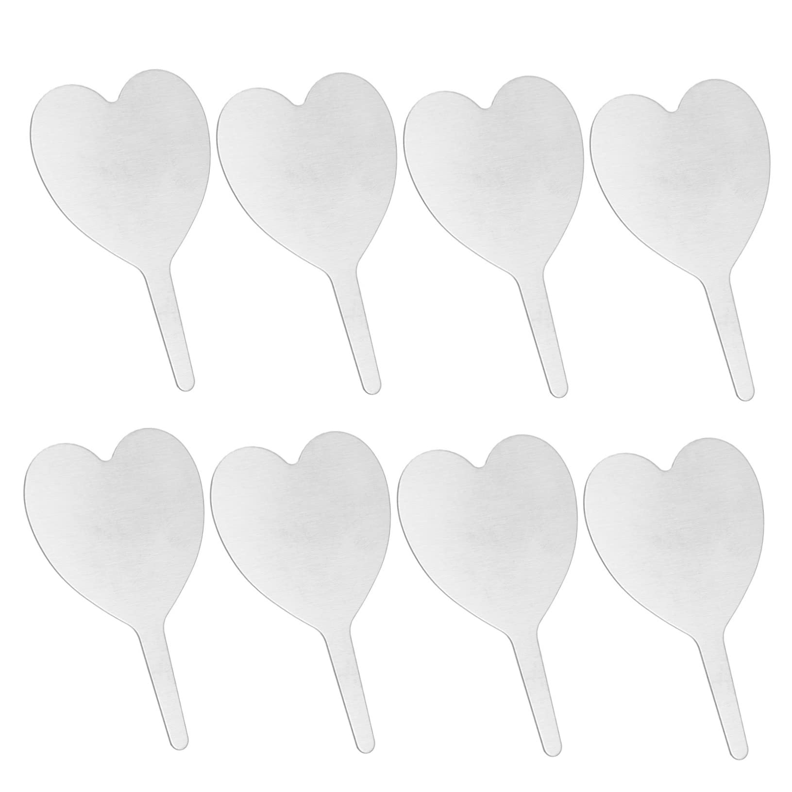 TOYANDONA 2 Ensembles Étiquettes Métalliques Pour Plantes Tableau Noir Identification Des Étiquettes De Plantes Marqueurs De Jardinage Réutilisables Étiquettes D'Arbres 50 pièces * 2