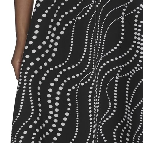Image of Tommy Hilfiger Women's Sleeveless V-Neck A-line Midi Dress