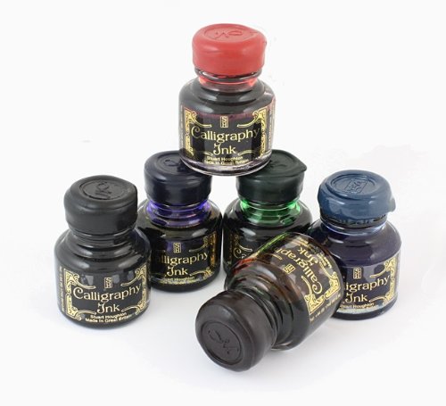 Encre calligraphie Manuscript pour personnaliser vos invitations avec 6 flacons 30ml