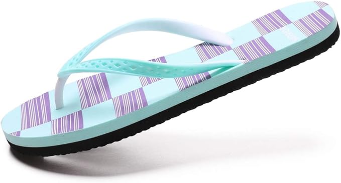 Anti-Skid Shower Sandals Women's Flip-Flops Slippers Sandals Beach Slippers Comfortable Walking Ergonomic Slippers 4 Colors Shower Shoes (Color : Green, Size : Inner Length 25cm)
