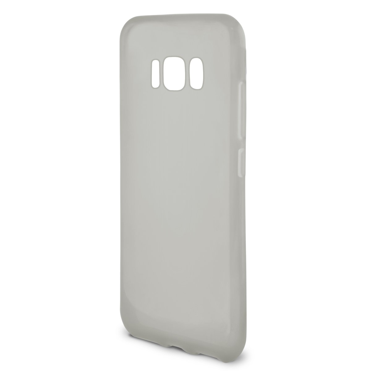 KSIX smart your tech Galaxy S8+ Case, Semi-Rigid, Antibacterial Case, Grey