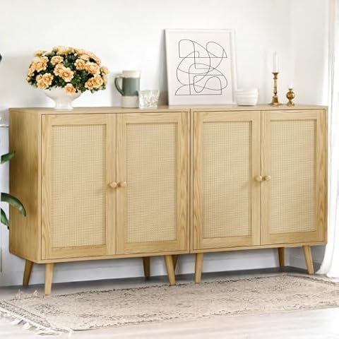 infurnic Rattan Sideboard Cabinet Cover