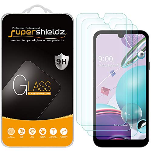 Supershieldz (3 Pack) Designed for LG Tribute Monarch Tempered Glass Screen Protector, 0.33mm, Anti Scratch, Bubble Free