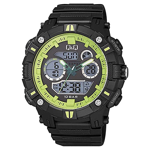 Q&Q GW88J007Y Reloj Hombre, Negro, GW88J007Y, Black, GW88J007Y, Negro, GW88J007Y