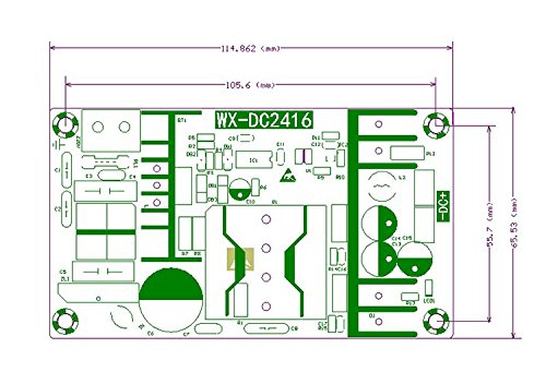 Image of NOYITO AC-DC 12V 13A Power Supply Module AC 110V (100-260V) to 12V 156W Max Power Module with Overcurrent Overload Short-Circuit Protection Suitable for Civil or Industrial Control Systems (12V 13A)