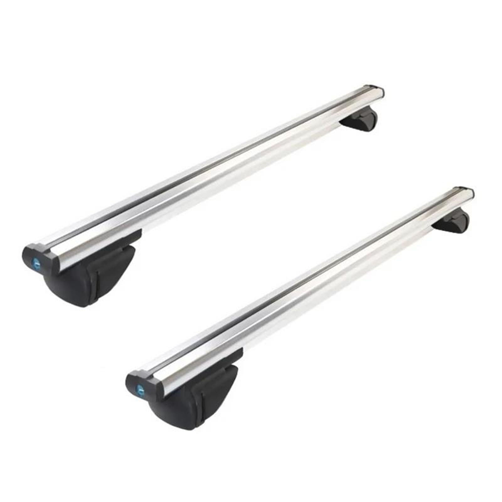 Portaequipajes vehículos Portaequipajes Universal Para Techo Coche 120 Cm 130 Cm 2 Unidades Impermeable Bolsa Superior Soporte Para Equipaje Para SUV Barras Transversales Baca(2PCS 120cm White)