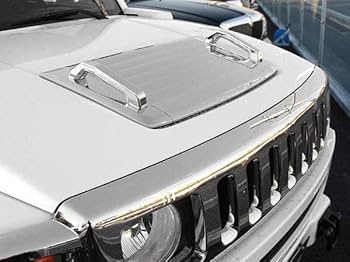 ハマーH2 ボンネットフードカバー・メッキパーツ3点セット+おまけ ハマーH2 ボンネットフードカバー・メッキパーツ3点セット+