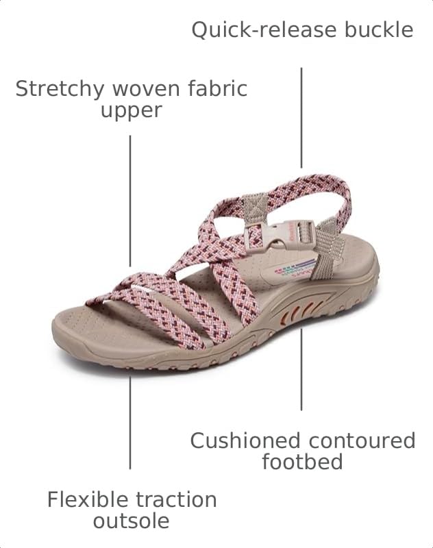 Image of Skechers Women's Reggae - Adore You | Outdoor Sandals