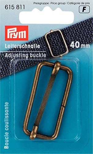Prym, Fibbia Regolabile, Metallo, Ottone Antico