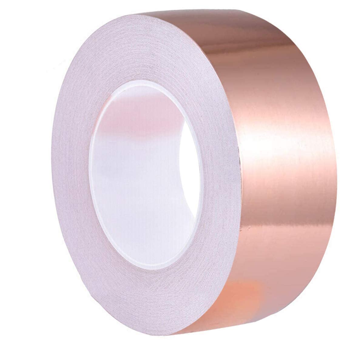 Nastro adesivo conduttivo, nastri in rame, in diverse misure, per schermatura EMI, riparazioni elettriche e lavori di bricolage (25 M-25 mm)