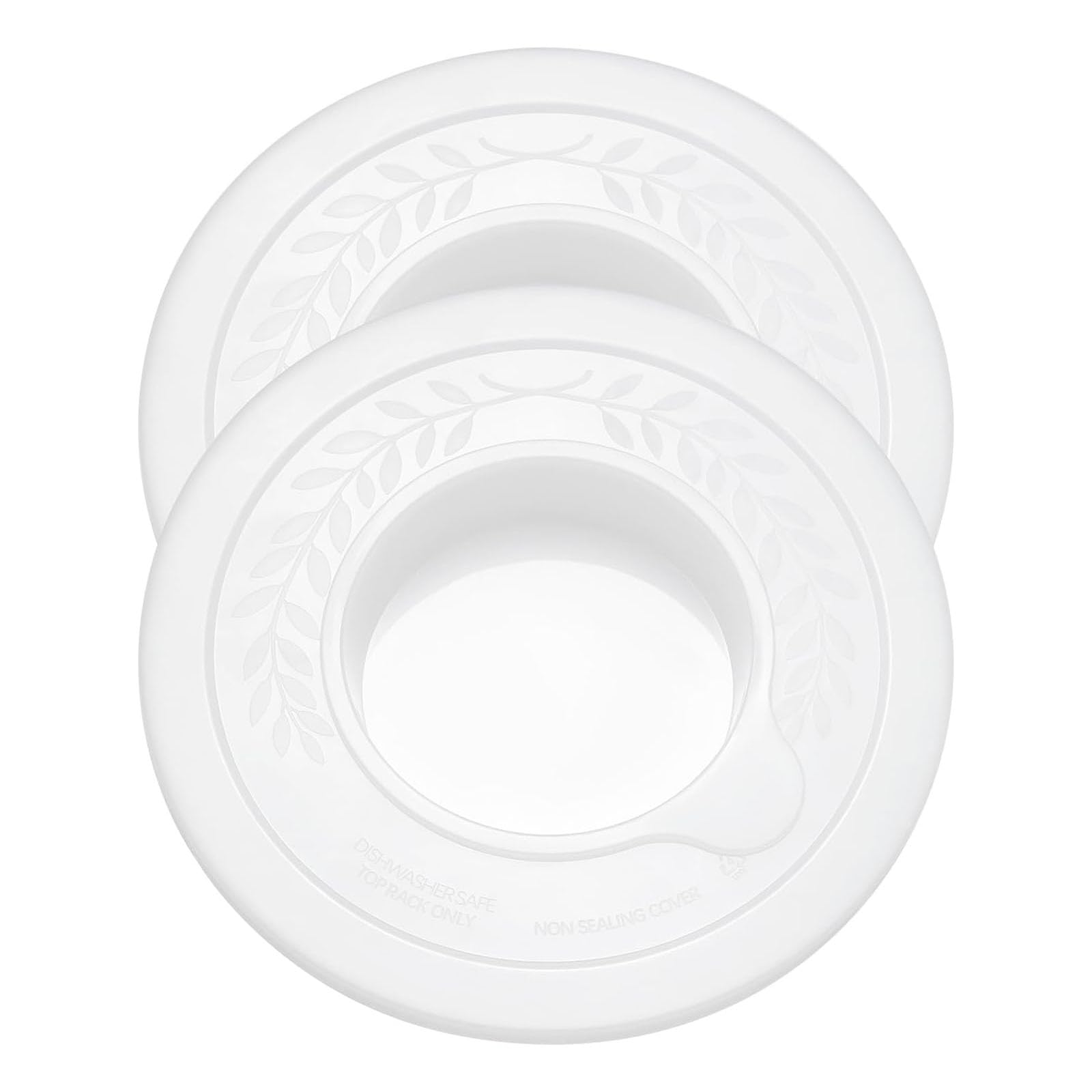 Woedpez 2Pieces Mixer Attachment Bowl Covers Leakproof Design Suitable for Prevents Splatter During Whisking Beating or Dough Mixer Bowl Lid Covers