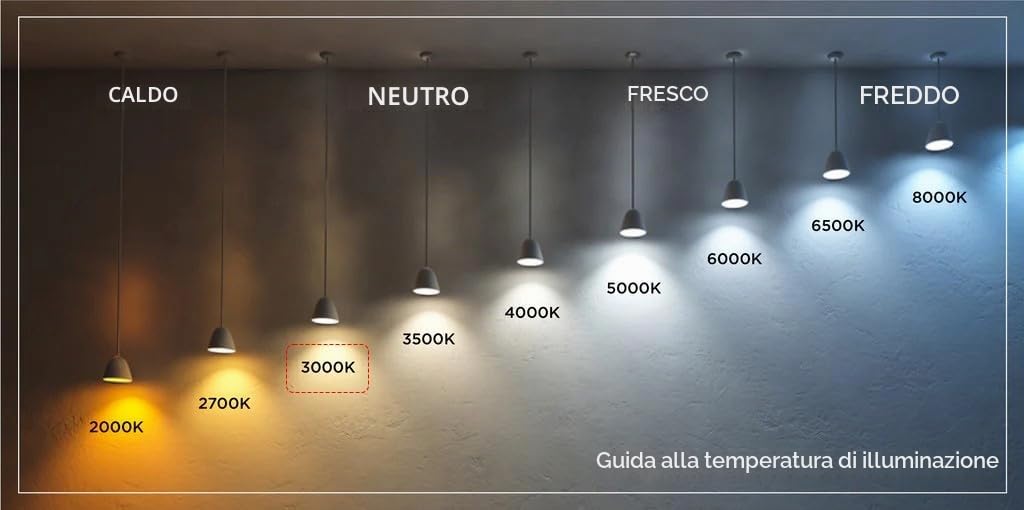 2 tubi fluorescenti standard T5, 13 W, 525 mm, luce bianca calda, 3000 K (530)