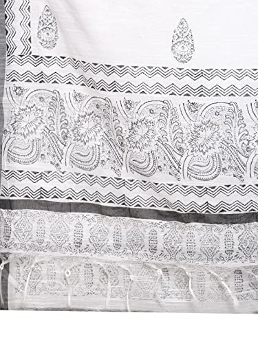 eloria Women's Neck Wrap Designer Pure cotton Block Print Dupatta Indian Long Stole2